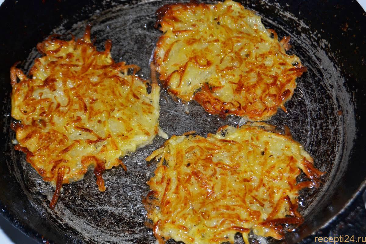 Рецепт картофельных драников на сковороде с фото пошагово в домашних