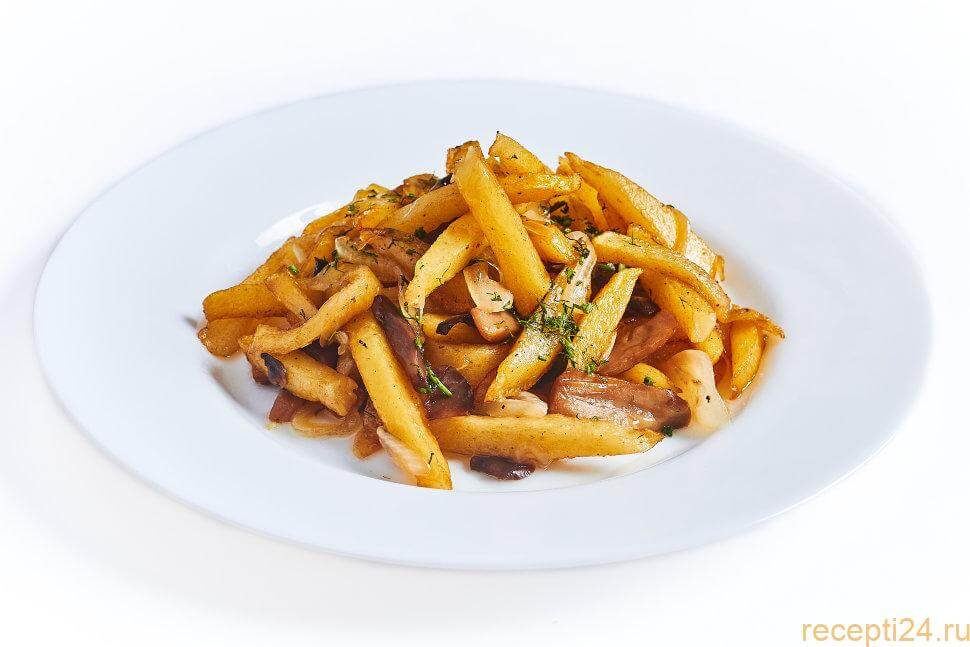 Как жарить картошку на сковороде с луком Как жарить картошку на сковороде с луком