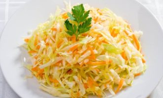 Салат из капусты, как в столовой рецепт