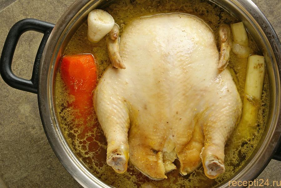 Сколько варить курицу для супа