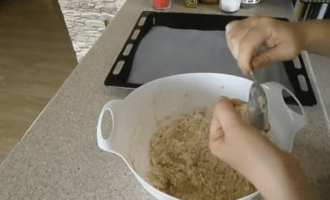 Рецепт домашних овсяных печений с бананом