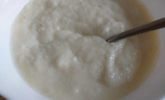 Манная каша на овсяном молоке