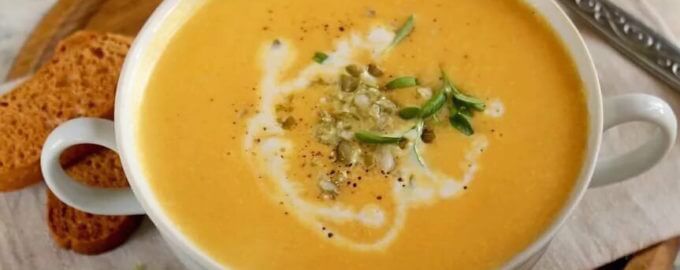 Рецепт тыквенного супа пюре со сливками