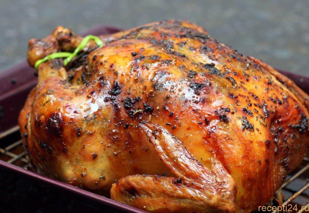 Сколько жарить курицу в духовке