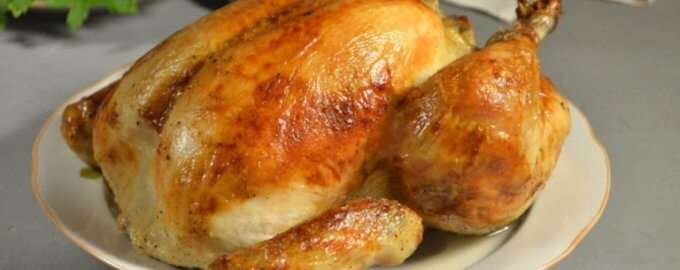 Сколько жарить курицу в духовке