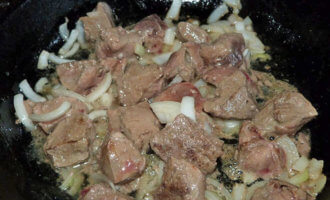 Сколько жарить печень