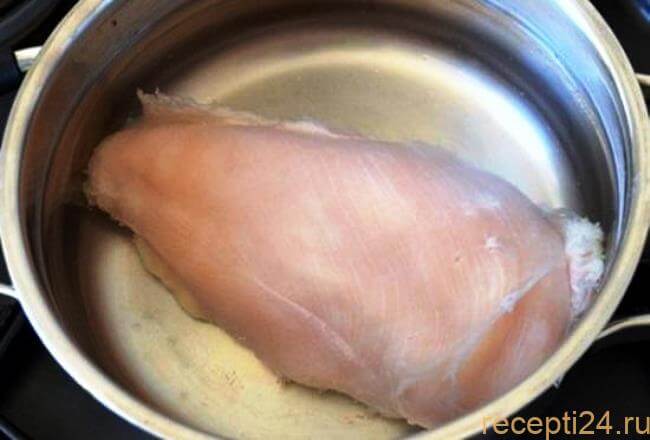 Сколько варить куриную грудку