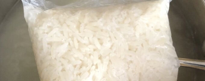 Сколько варить рис в пакетиках