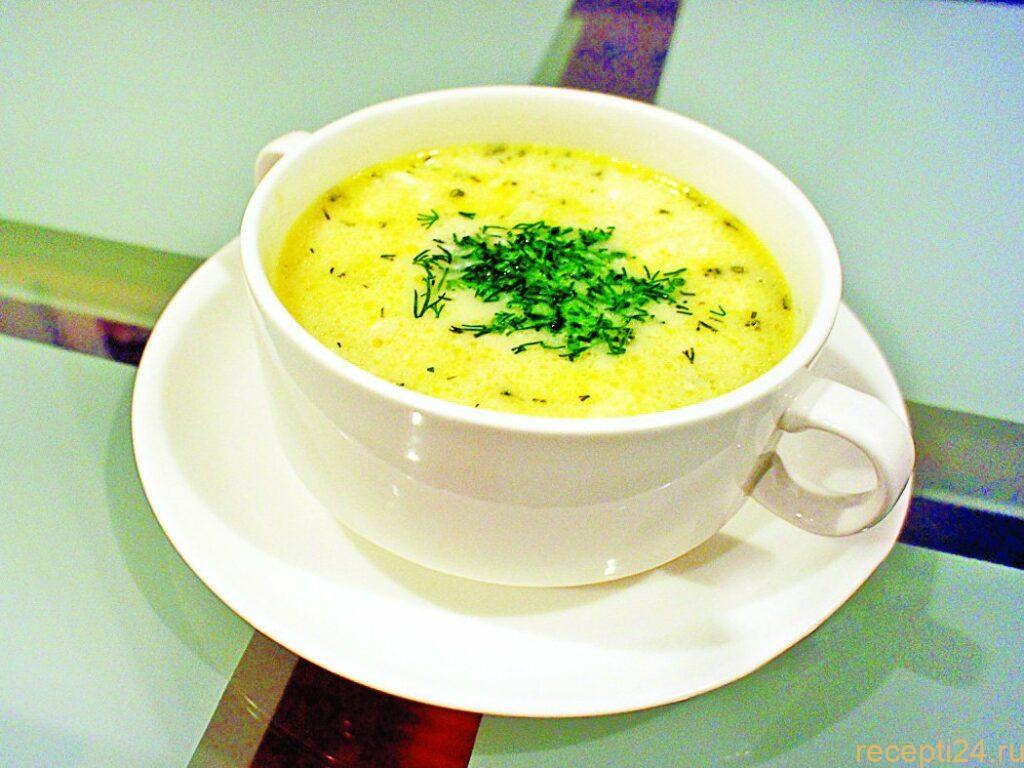 Классический сырный суп с плавленым сыром «Дружба»