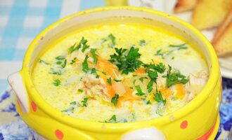 сырный суп рецепт с плавленным сыром