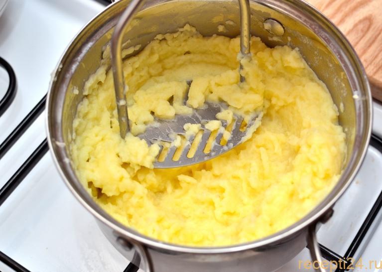 Картофельное пюре без молока и масла