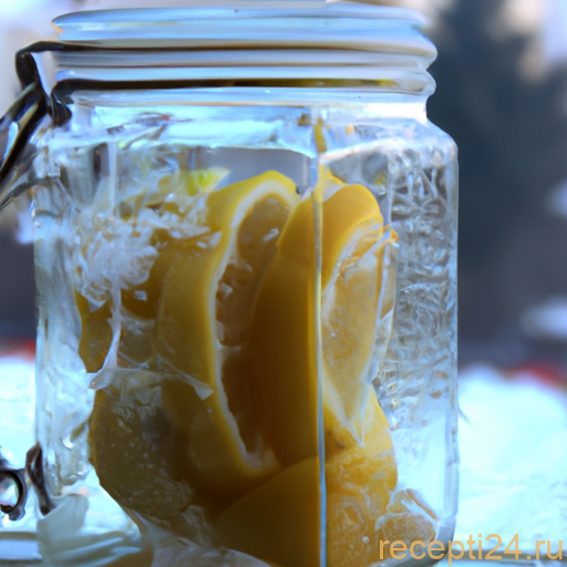 Лимон с медом в банке на зиму